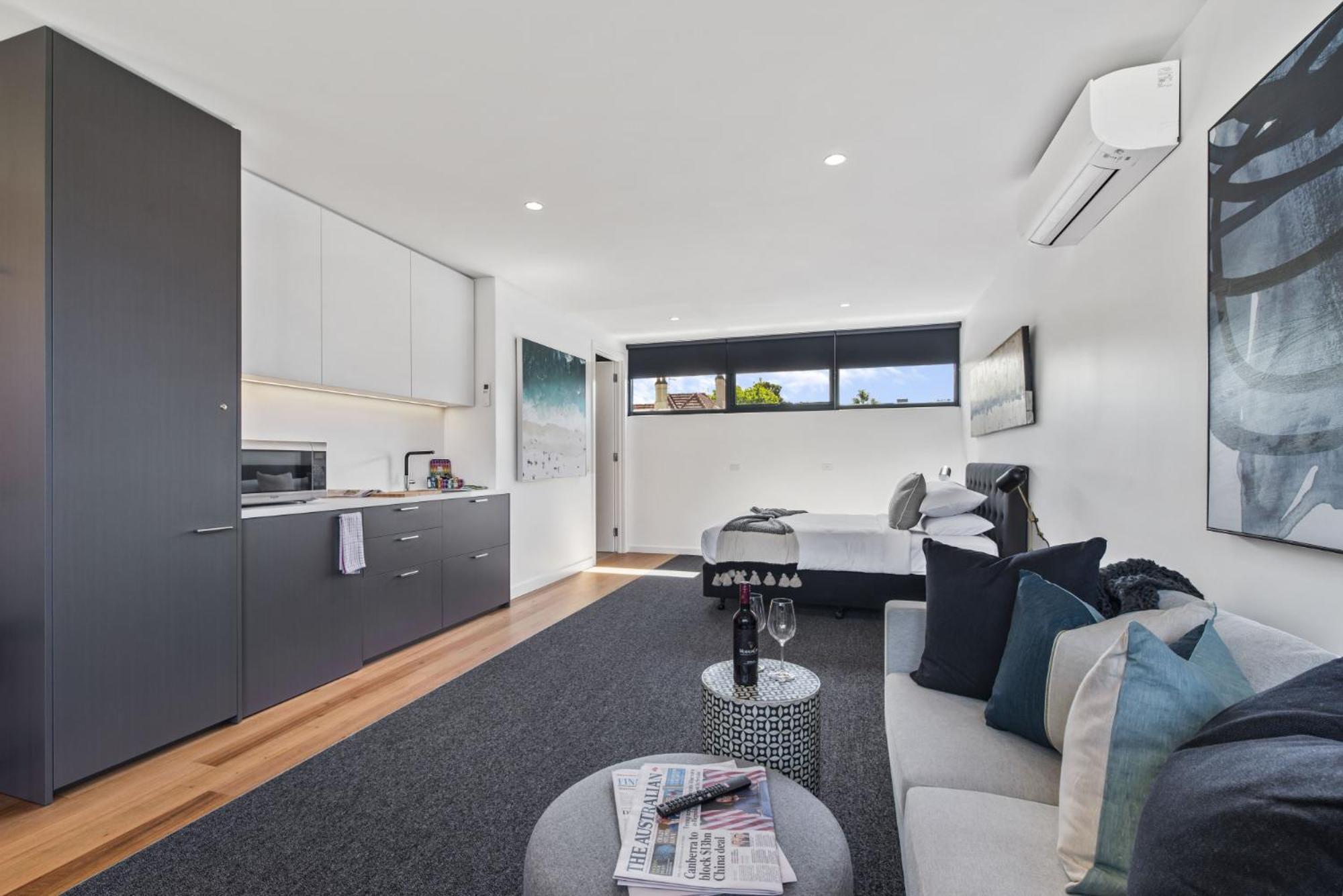 Convenient Beachside Studio Apartment Melbourne City Exterior foto