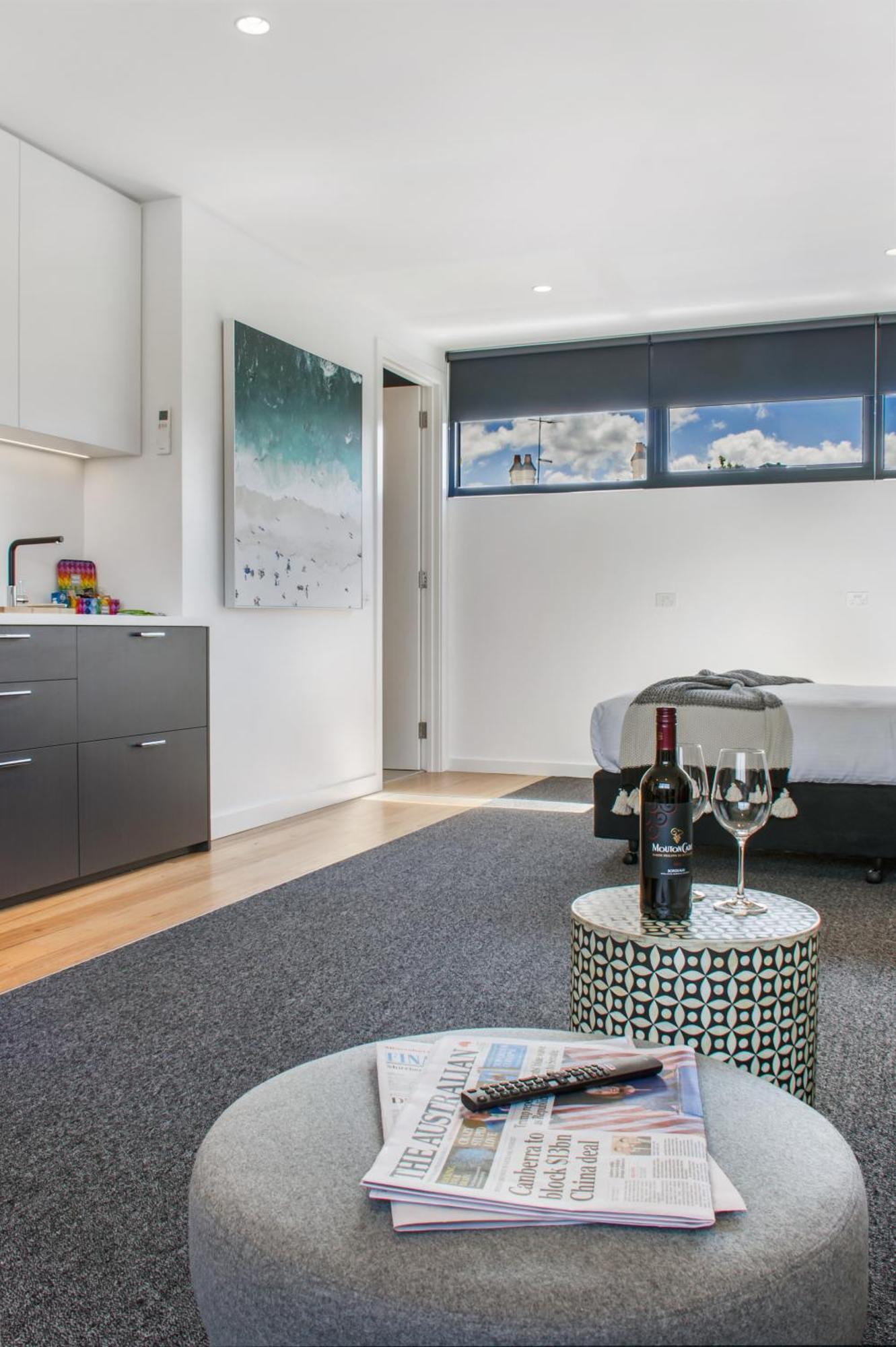Convenient Beachside Studio Apartment Melbourne City Exterior foto